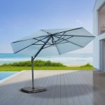 Provence deluxe 3m incl base & cover - cantilever parasol round - 3 colours