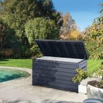 Ontario Graphite Outdoor Storage Box 870L - Image 2