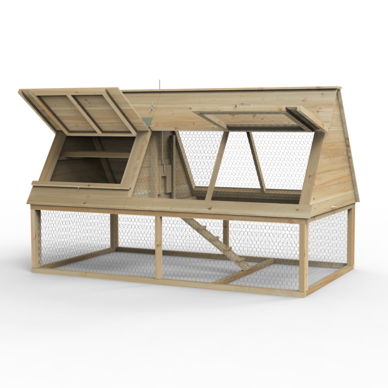 Large Raised Chicken Coop - Image 3